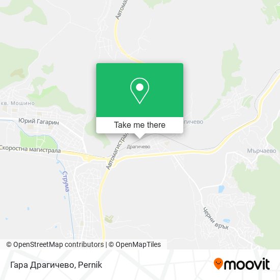 Гара Драгичево map
