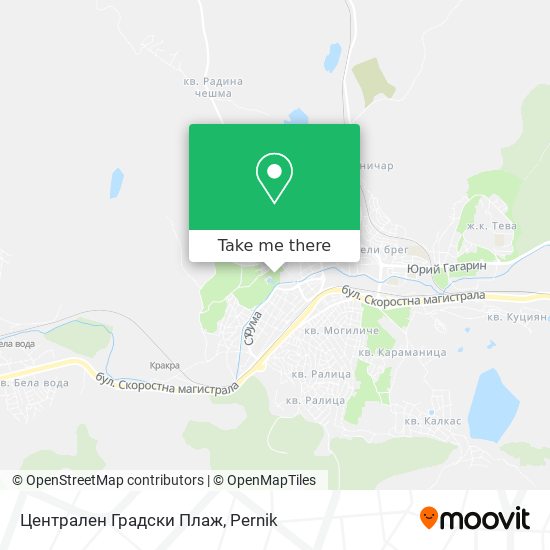 Централен Градски Плаж map
