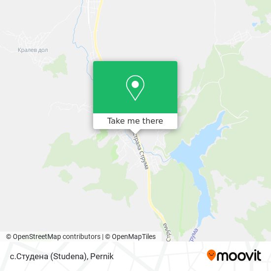 с.Студена (Studena) map