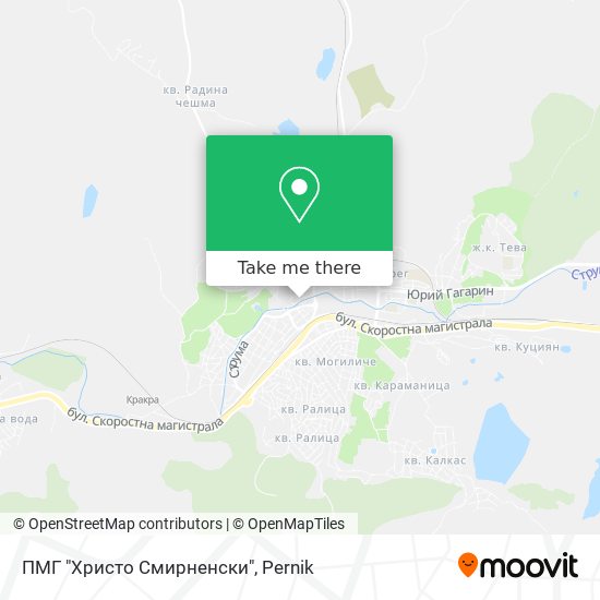 ПМГ "Христо Смирненски" map