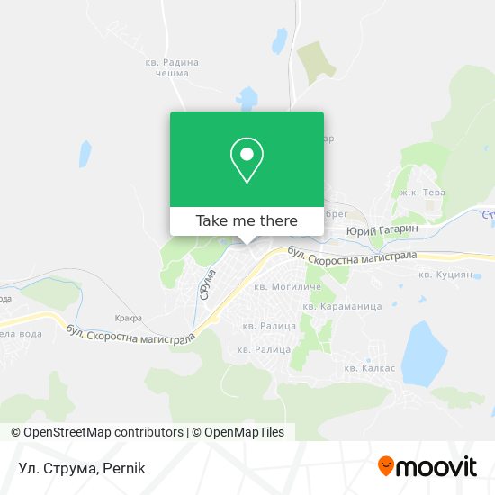 Ул. Струма map