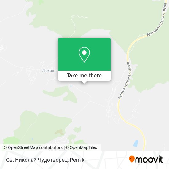 Карта Св. Николай Чудотворец