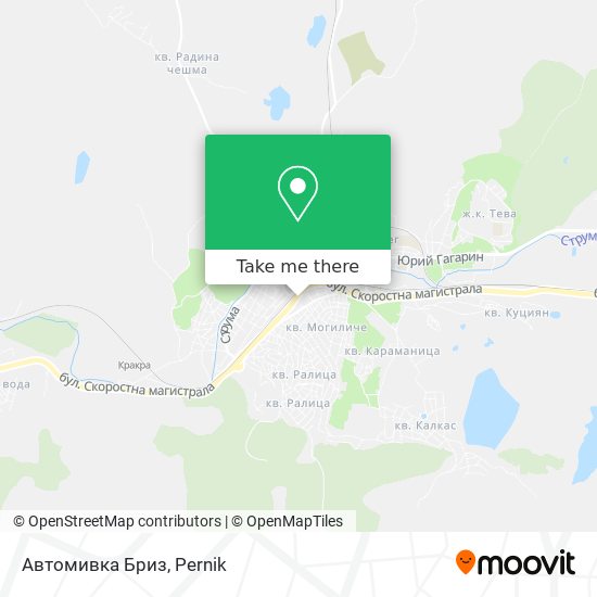Автомивка Бриз map