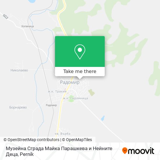 Карта Музейна Сграда Майка Парашкева и Нейните Деца