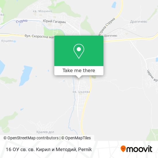 16 ОУ св. св. Кирил и Методий map