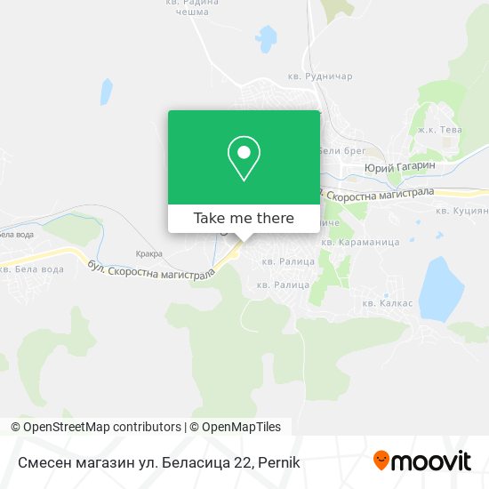 Смесен магазин ул. Беласица 22 map