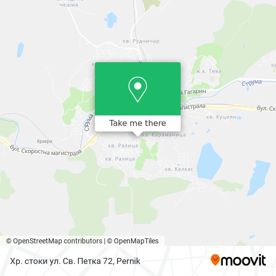 Хр. стоки ул. Св. Петка 72 map