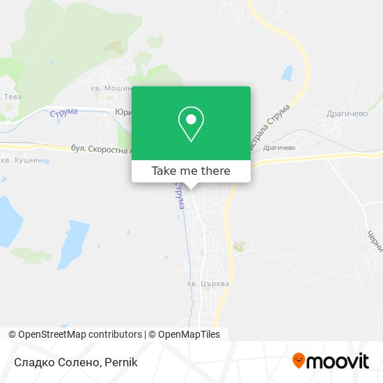 Сладко Солено map