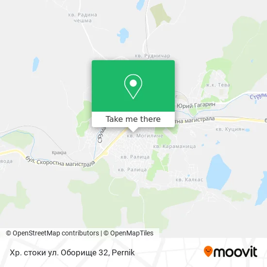 Карта Хр. стоки ул. Оборище 32