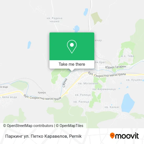 Карта Паркинг ул. Петко Каравелов