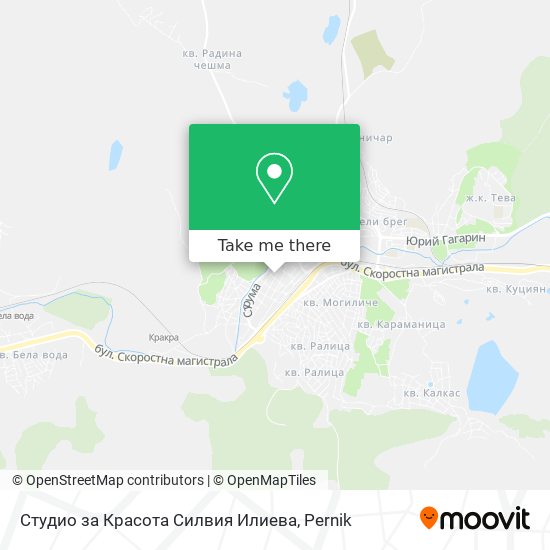 Студио за Красота Силвия Илиева map