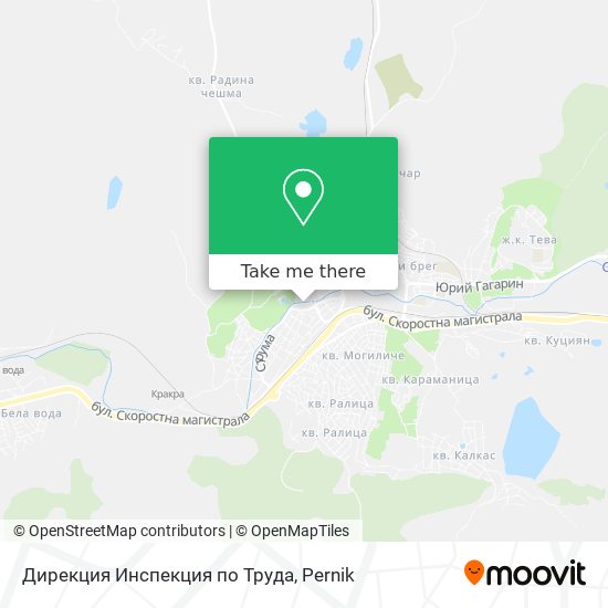 Дирекция Инспекция по Труда map