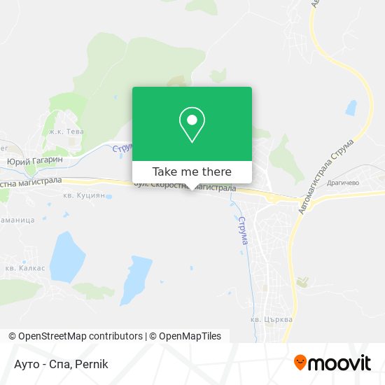 Ауто - Спа map