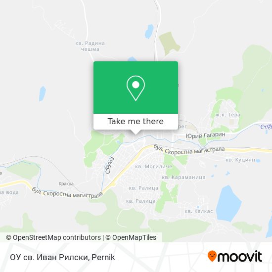 ОУ св. Иван Рилски map
