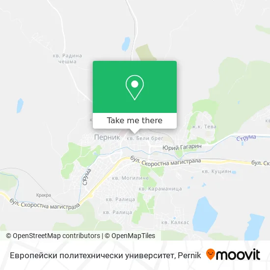 Карта Европейски политехнически университет