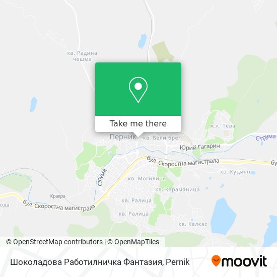 Шоколадова Работилничка Фантазия map