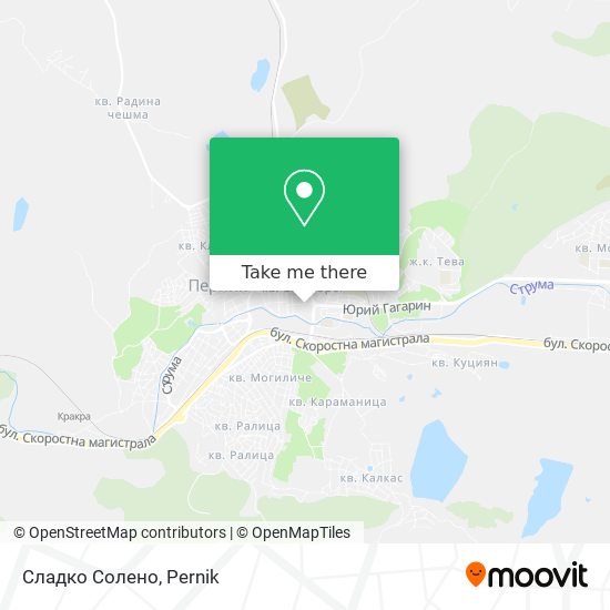 Сладко Солено map