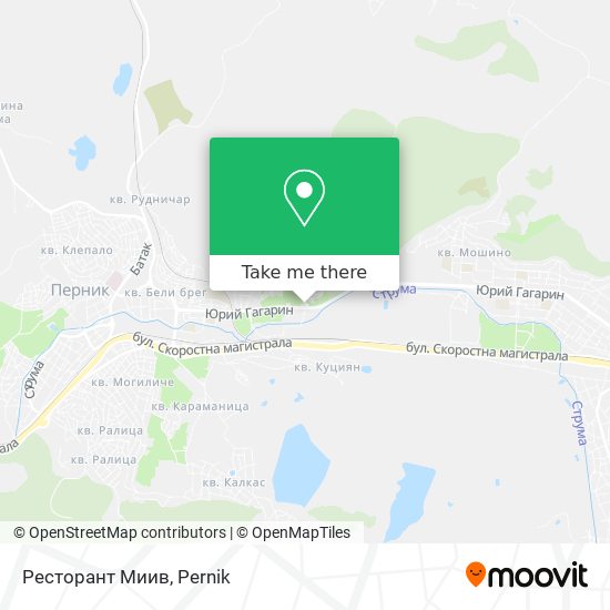 Ресторант Миив map