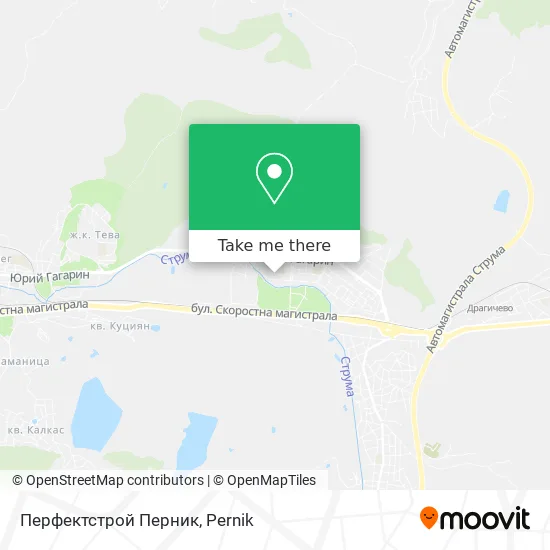 Перфектстрой Перник map