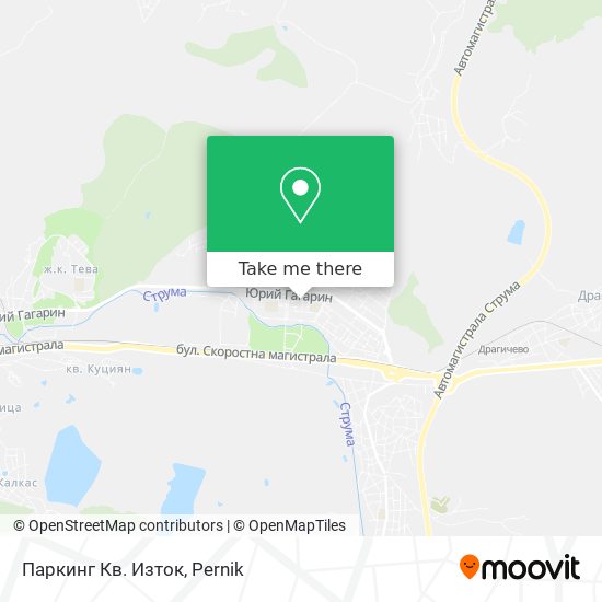 Паркинг Кв. Изток map