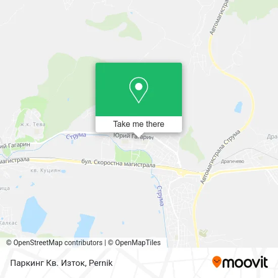 Паркинг Кв. Изток map