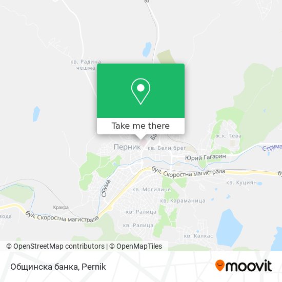 Общинска банка map