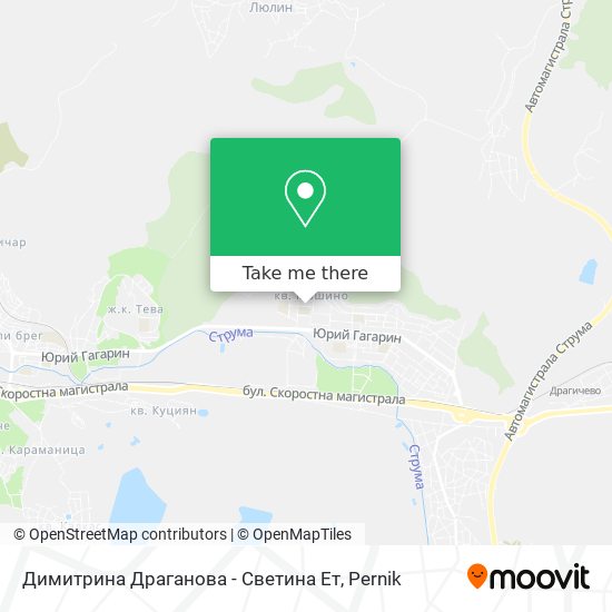 Димитрина Драганова - Светина Ет map