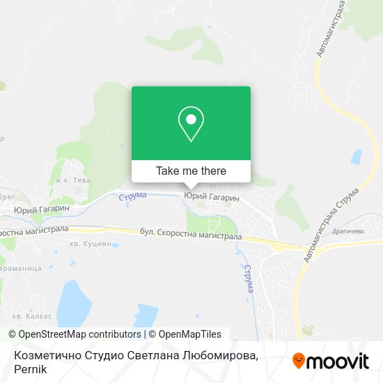 Карта Козметично Студио Светлана Любомирова