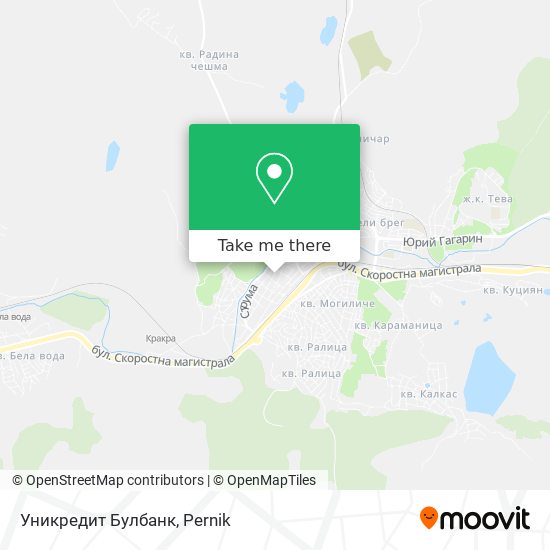 Уникредит Булбанк map
