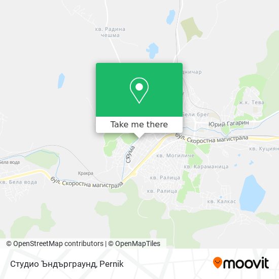 Студио Ъндърграунд map