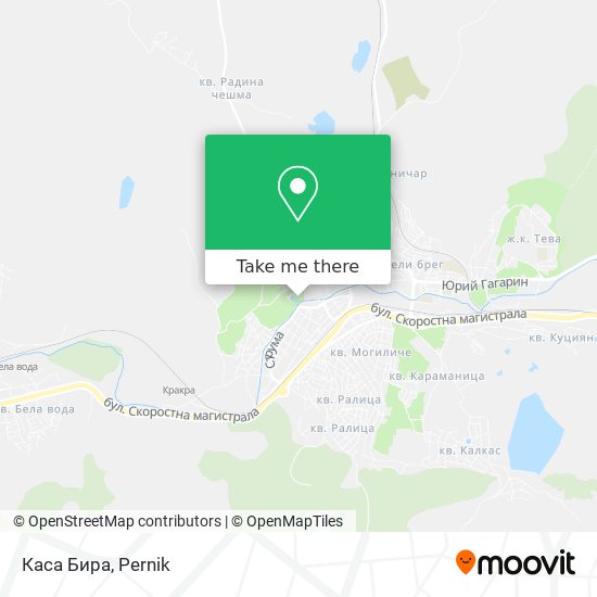 Каса Бира map