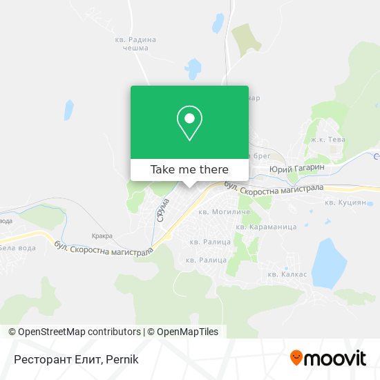 Ресторант Елит map
