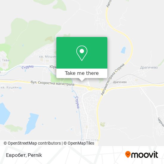 Евробет map