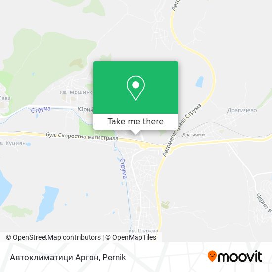 Карта Автоклиматици Аргон