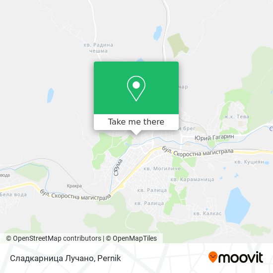 Карта Сладкарница Лучано