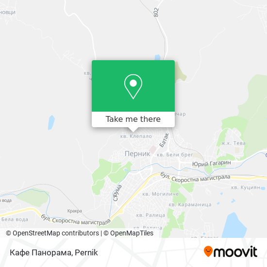Кафе Панорама map