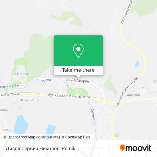 Карта Дизел Сервиз Николов