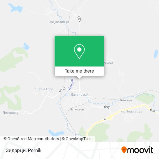 Зидарци map