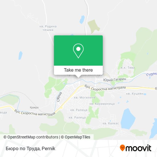 Бюро по Труда map