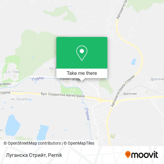 Карта Луганска Стрийт