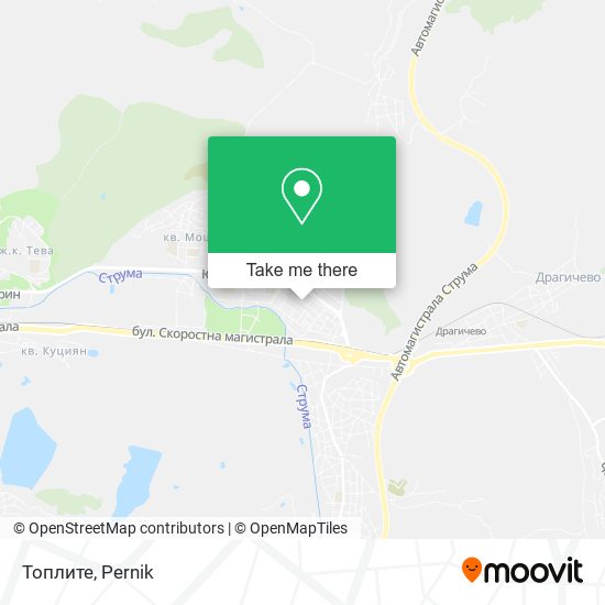 Топлите map