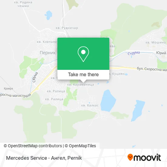Карта Mercedes Service - Ангел