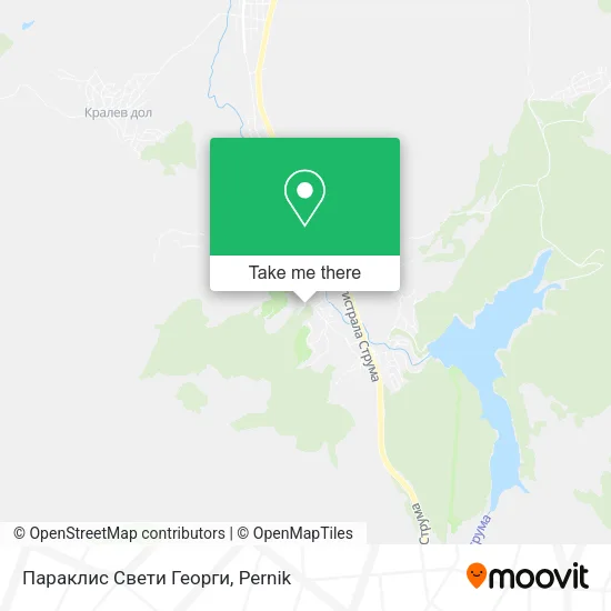 Карта Параклис Свети Георги