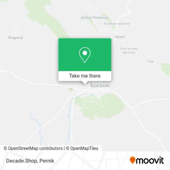 Decade.Shop map