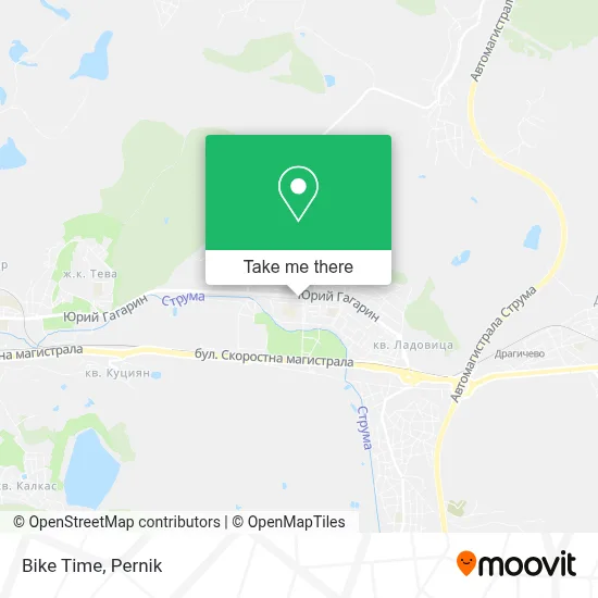 Bike Time map
