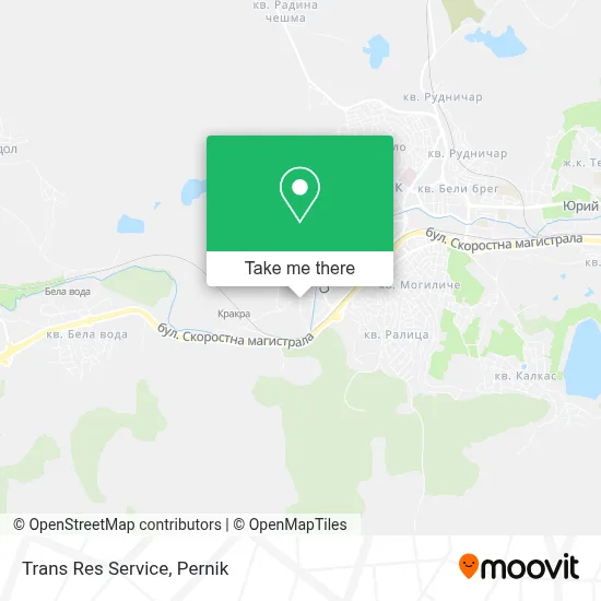 Trans Res Service map