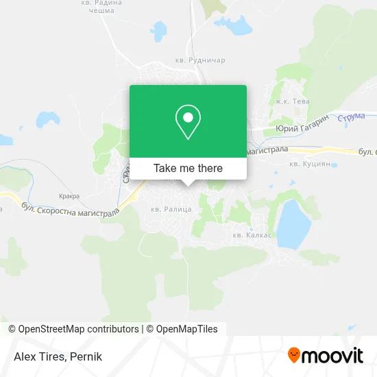 Alex Tires map