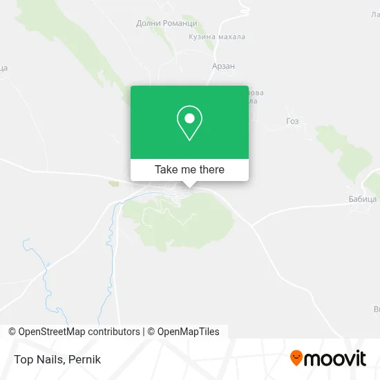 Top Nails map
