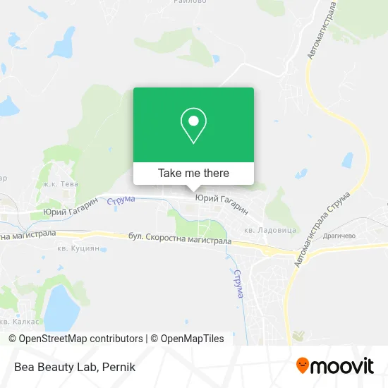 Bea Beauty Lab map