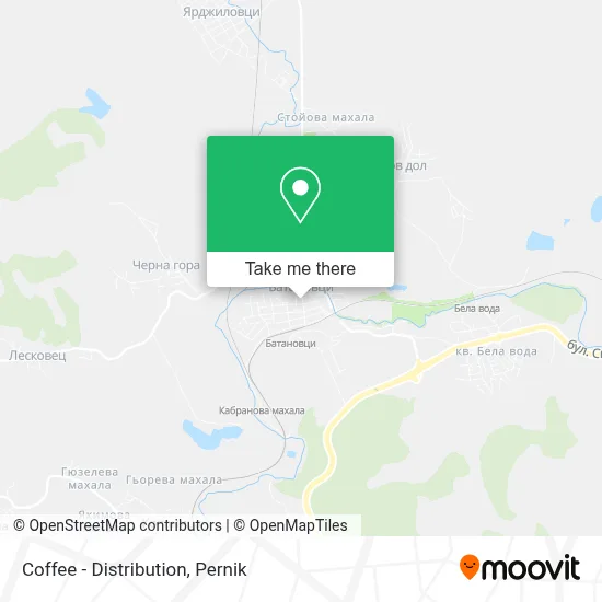 Coffee - Distribution map